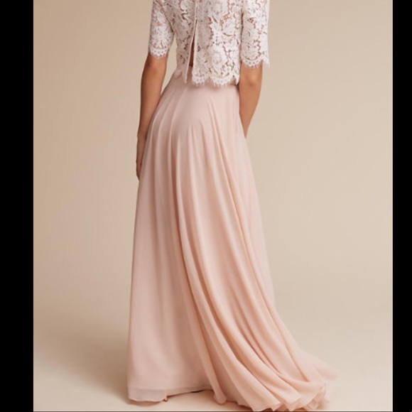 BHLDN Hampton Skirt in blush pink 🌸 - Picture 7 of 8